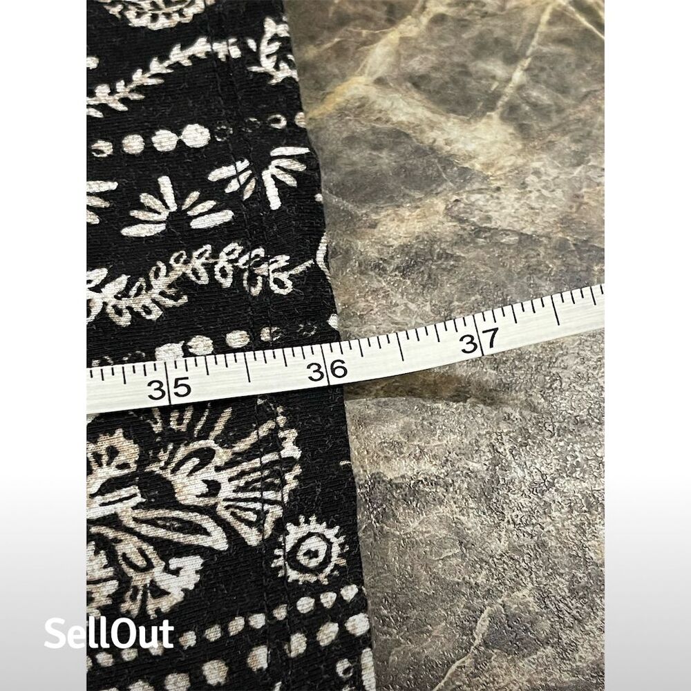 Style & Co Women's PXL Black Geometric Print Sleeveless Dress. Sku19 - Picture 7 of 9